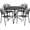 thumbnail image 1 of 35.25RD White Patio Table Set, 1 of 2