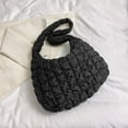thumbnail image 2 of Large Capacity Hobo Bag Solid Color Quilted Satchel Bags for Women Birthday Gift, 2 of 9