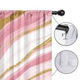 thumbnail image 4 of Blackout Kids Curtains,Pink White Gold Marble Pattern Childrens Insulated Curtains Set Of 2,Bedroom Essentials,Toddler Room Decor 42"x54", 4 of 5