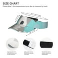 thumbnail image 2 of Bingfone Adjustable Empty Top Sun Visor for Women and Men-Dog In Bathtub, 2 of 6