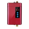 thumbnail image 4 of 24*13.5*6.5cm Red Rectangular Tankless Water Heater Electric Whole House Instant Hot for Homes Kitchens Apartments, 4 of 13