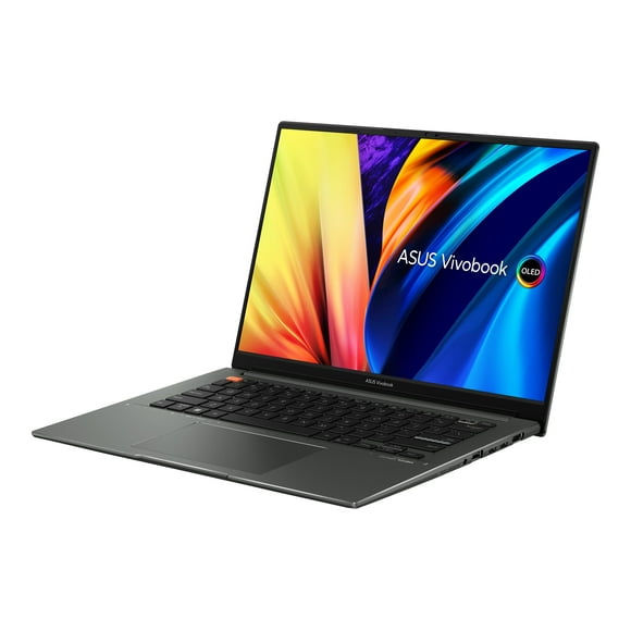 ASUS Vivobook S 14X OLED S5402ZA-IS74 - 180-degree hinge design - Intel Core i7 - 12700H / up to 4.7 GHz - Evo - Win 11 Home - Intel Iris Xe Graphics - 12 GB RAM - 512 GB SSD NVMe - 14.5" OLED 2880 x 1800 (WQXGA+) @ 120 Hz - Wi-Fi 6E - midnight black