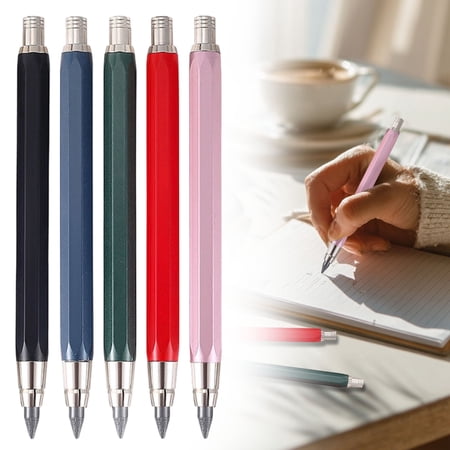 HomelyJoy 5.6 mm Heavy Duty Metal Lead Holder Precision Automatic Clutch Pencil for Drafting and Technical Drawing