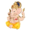 thumbnail image 2 of Estatua india de Ganesha, elefante, dios hindú, escultura de resina, adorno decorativo de elefante indio para el hogar y el jardín, colorido, 2 of 14
