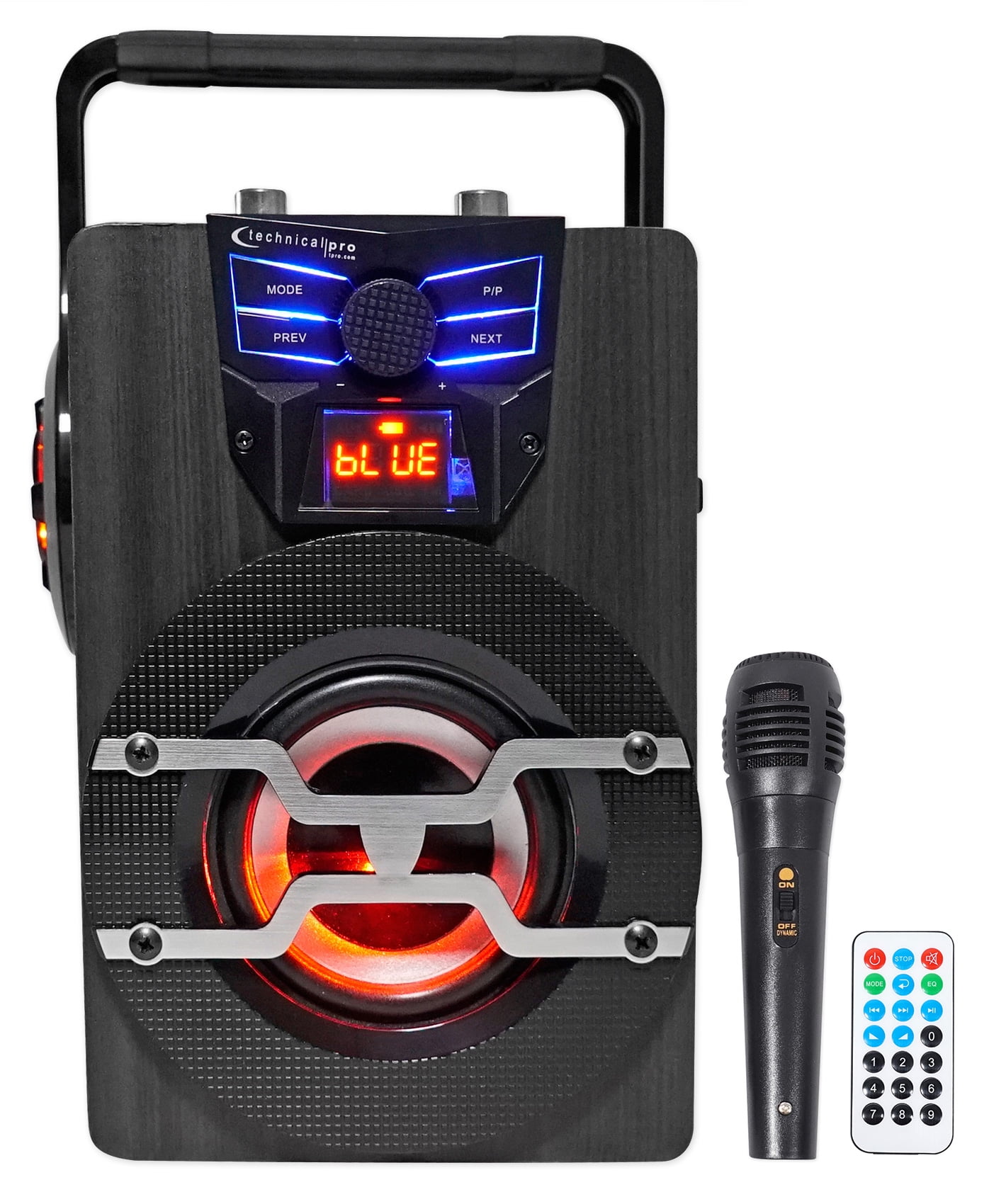 speaker with microphone walmart