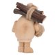 thumbnail image 3 of Adorno De Casa De Muñecas En Miniatura, Adorno De Figura De Casa De Muñecas, Paisaje Natural, Leñador De Madera De Abedul Vívido, Lleva Leña Para La Oficina, 3 of 7