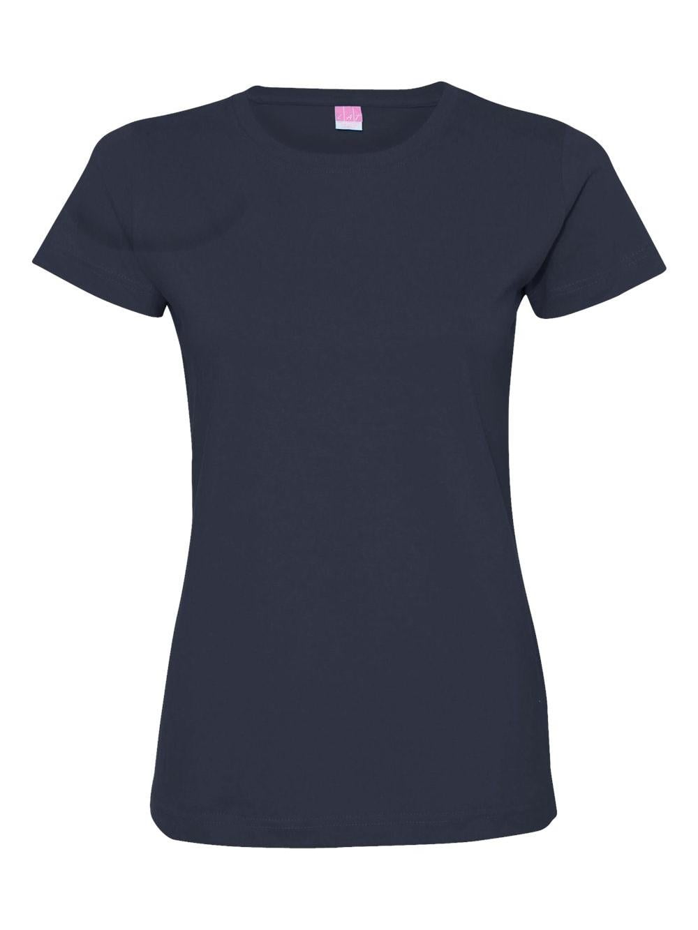 Lat - LAT T-Shirts Women's Fine Jersey Tee - Walmart.com
