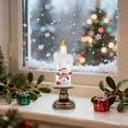 thumbnail image 5 of Noothes Christmas Globe Lamp with LED Flameless Candle Battery Operated Falling Snowflake Night Light for Tabletop Mantel Windowsill and Reusable Holiday Xmas Decor, 5 of 7
