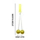 thumbnail image 5 of Juguetes de columpio Clackers Balls para niños | Desarrollo de la motricidad fina | Polipropileno duradero | Juego colorido para exteriores e interiores | Regalos de cumpleaños, regalos de Navidad y, 5 of 9