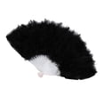 thumbnail image 4 of Abanico de Plumas Cateissary Decoración Adorno de Fiesta Plegable 42cm, 4 of 6