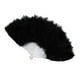 thumbnail image 4 of Abanico de plumas Toystoory Negro Decoración Fiestas Adorno artístico de mano 42cm, 4 of 6