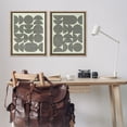 thumbnail image 3 of Stupell Industries Minimalist Modern Geometric Abstract Painting Brown Floater Framed Canvas Art Print Wall Art, 31 x 25, Set of 2, 3 of 10