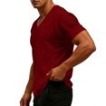 thumbnail image 4 of yillto Mens Tshirts Basic Short Sleeve V Neck Solid Color Soft Summer Tee Causal Plain Shirts, 4 of 8