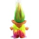 thumbnail image 3 of Lucky Troll Dolls,Vintage Troll Dolls Chromatic Adorable for Collections, School Project, Arts and Crafts, Party Favors - 7.5 Tall Dress(Include The Length of Hair), 3 of 5