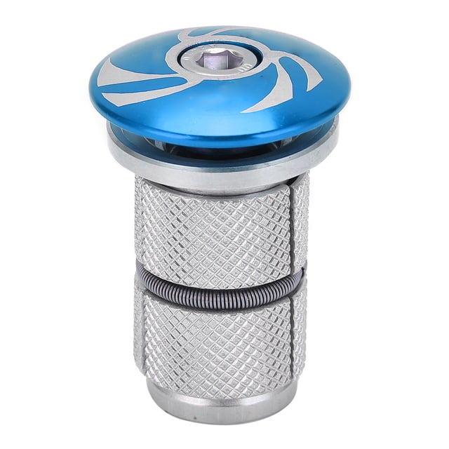 Bike Steerer Compression Plug, Bicycle Headset Expander Mini Durable Aluminum Alloy For Road Bike For Mountain Bike Black,Red,Blue,Gold