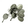 thumbnail image 3 of simhoa 12pcs French Lever Back Earring Hook Oval Tary Setting DIY Findings 25x18mm Base, 3 of 8