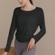 thumbnail image 1 of Ropa de yoga Camiseta de mujer Otoño Blusa deportiva suelta adelgazante Entrenamiento profesional de pilates Fitness Manga larga, 1 of 6