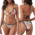 thumbnail image 3 of Disketp Abstract Marble Texture para Bañador de Dos Piezas para Mujer, Bikini Sexy Halter String, Conjunto de Bikini en Triángulo, 3 of 6
