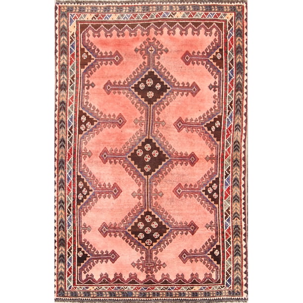 Rugselect Traditional 4x8 Tribal Hand Knotted Worn Oriental Runner Rug Walmart Com Walmart Com