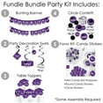 thumbnail image 2 of Big Dot of Happiness 2026 Purple Graduation Party Supplies - 387 Piece Decoration Kit - Fundle Bundle, 2 of 8