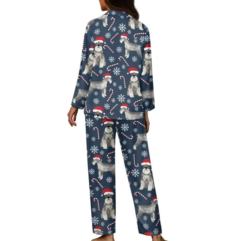 Women's schnauzer pajamas 2025