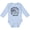 AE-Light Blue, variant on Inktastic Summer Vacation Mode Wrightsville North Carolina Boys or Girls Long Sleeve Baby Bodysuit