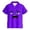 4 Purple, variant on Gyujnb Cartoon Print Short Sleeve Polo Shirt Casual Play and Daily Wear (Boys and Girls),5-6 Years