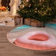 thumbnail image 5 of Sikiie Pink Float Ring On Beach Christmas Tree Skirt, Christmas Tree Decorations, Christmas Decor, Tree Mat Decoration(30-48IN)-36", 5 of 6