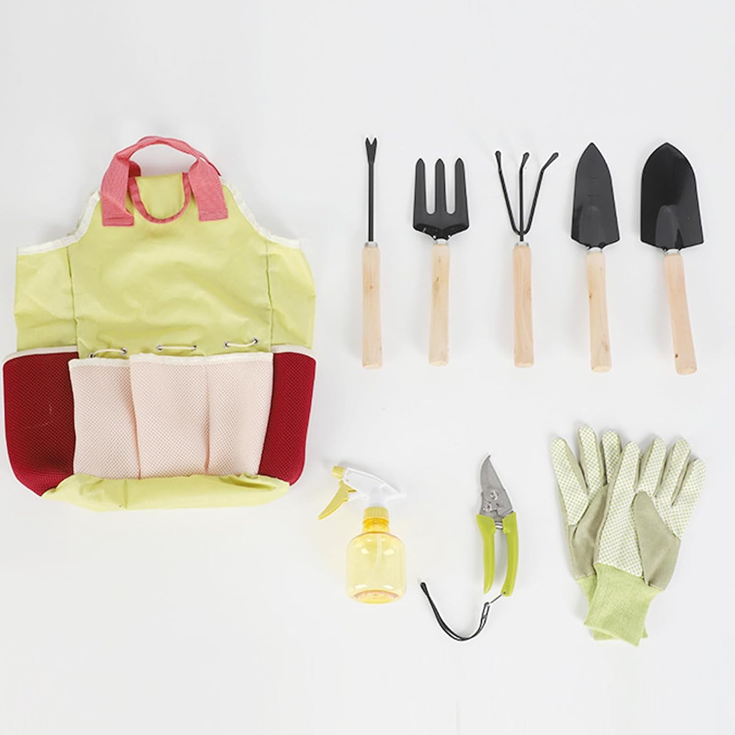 Gardening Hand Tools - 9-Piece Planting Equipment Kit, Multifunctional Planting Equipment, Outdoor Plant ing Accessories,for Digging Garden Lawn Backyard Trimming Pruning Weeding