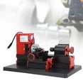 thumbnail image 4 of Durable Mini Motorized Lathe Machine, High Hardness Z20002 Mini Metal Lathe, Flexible Processing Gold For Processing Wood Engineering Plastics Soft Metals, 4 of 8