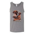 thumbnail image 2 of If It's Not a Dachshund It's Just a Dog Gift | Mens Dog Lover Graphic Tank Top, Heather Grey, Large, 2 of 3