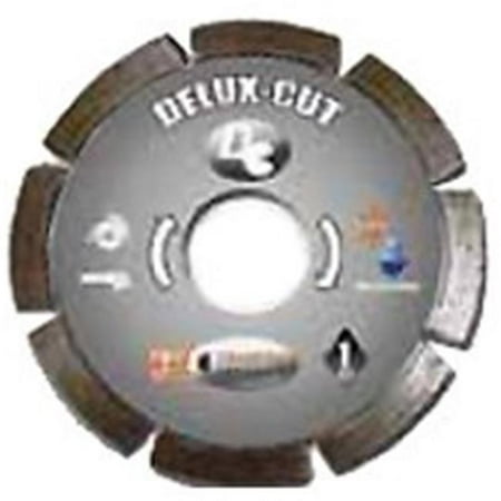 Rim Sintered Diamond Blade - Diamond Products 20966 Deluxe-Cut Segmented Rim General Purpose Circular Saw Blade, 4 in Dia