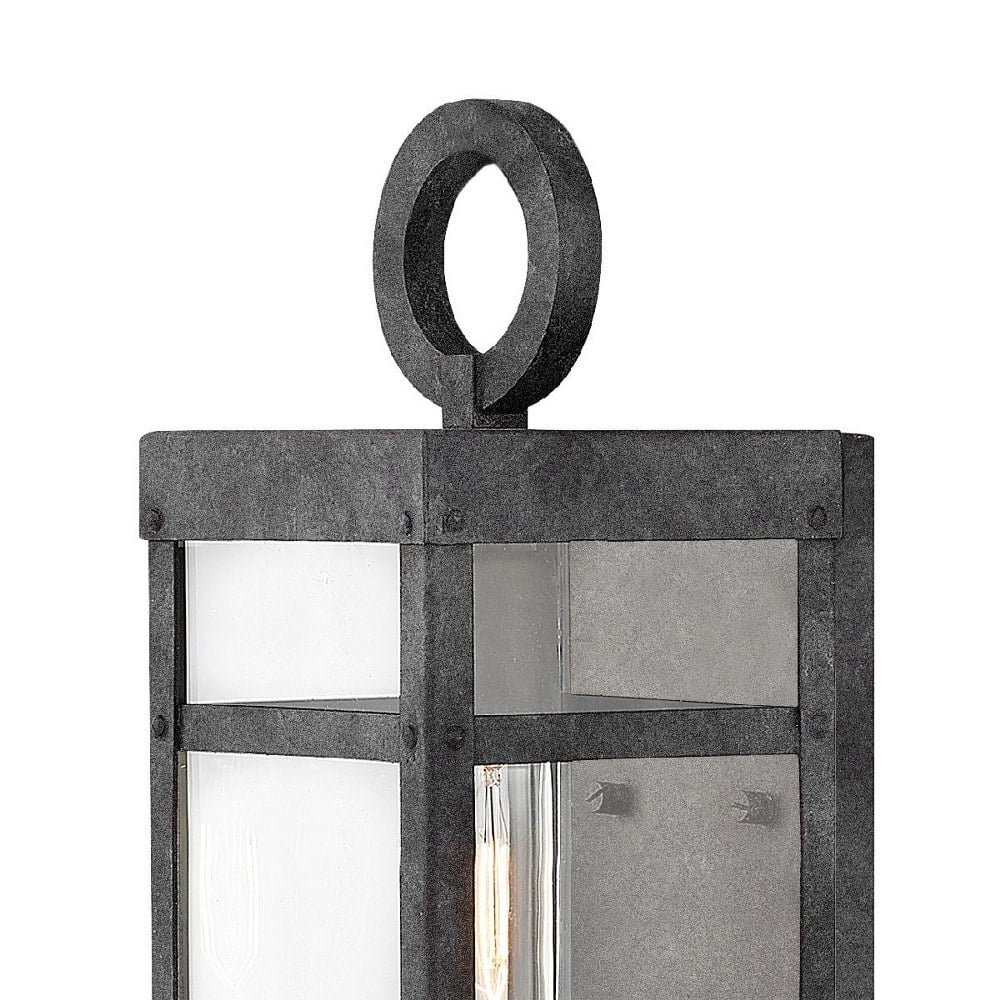 2806DZ Hinkley Lighting Porter - 1 Light Extra Small Outdoor Wall Lantern in Transitional Style - 5.5 Inches Wide by 13 Inches High-Aged Zinc