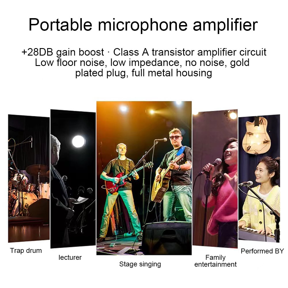 Mic Pream,Preamplifier Amplifier Xlr Port Noise Amplifier Xlr Pream Low Noise Xlr Port Entertainment Hxber Live And Play In-line Pream Low Entertainment Live And Port Entertainment Live Siuke