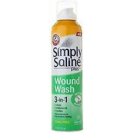 SIMPLY SALINE 3 in 1 Wound Wash 7.4 oz ( Green )