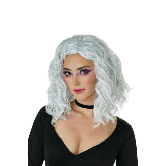 White Textured Bob Wig