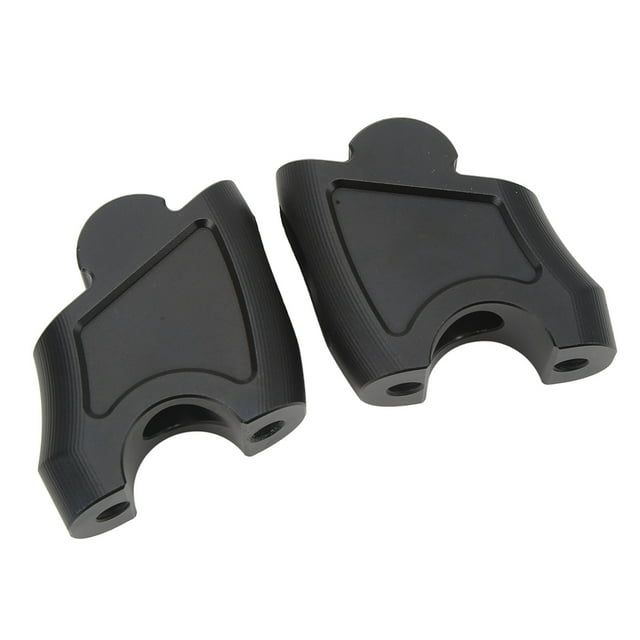 Handlebar Riser, Compact Handlebar Height Adapter Simple Installation For Motorcycle Black