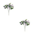 thumbnail image 3 of Ramo de flores artificiales Ounissouiy rosas de eucalipto para interiores y exteriores, 3 of 6