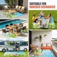 thumbnail image 3 of Green Easter Outdoor Rug 5x7 Ft, Non Slip Washable Area Rug, Spring Floral Watercolor Eggs Pastoral Patio Rugs Carpet Runner, Large Floor Mat for Indoor/Outdoor Deck Porch Camping, 3 of 8