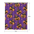 thumbnail image 5 of Skeleton Skull Spider Cobweb Autumn Trick Treat Candy Darkness Shower Curtain,72x84 inch Shower Curtain, 5 of 6