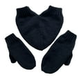 thumbnail image 4 of Cozy Matching Couple Mittens With Interlocking Hearts Solid Color One Piece Winter Hand Warmers For Couples Relaxing Together, 4 of 4