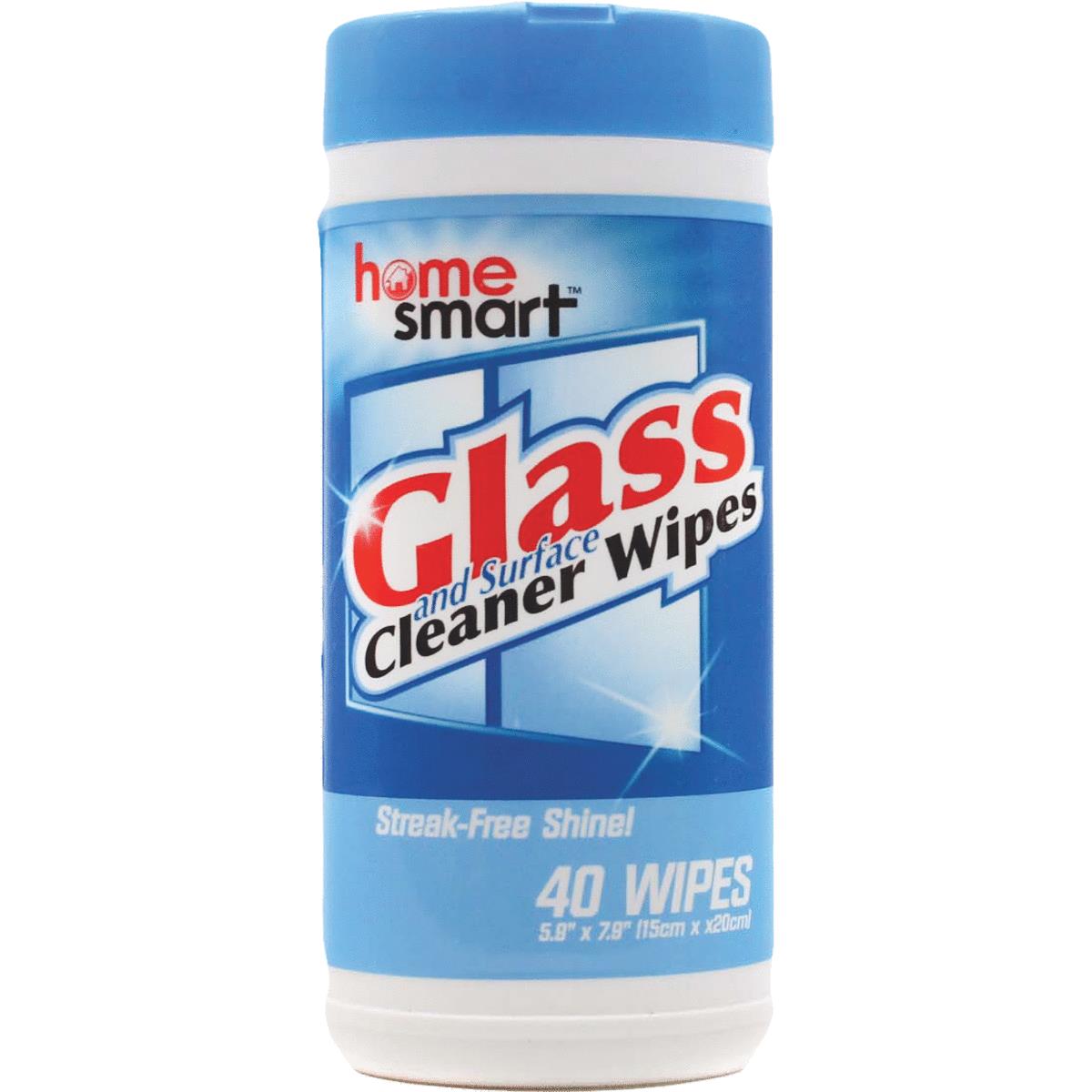 Brillo Basics Glass Cleaner Wipes 40 Count