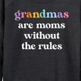thumbnail image 3 of Instant Message - Grandmas Moms Without Rules - Women's French Terry Long Sleeve Pullover, 3 of 6