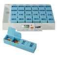 thumbnail image 6 of e-pill 7-Day Large Pill Organizer Set with Seven (7) Pillboxes  4 Alarm Timer, Blue, 6 of 8