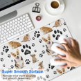 thumbnail image 4 of Long Mouse Pads for Desk,Corgi Dog and Footprints Desk Mats on Top Of Desks, Desk Mouse Pad Extra Large with 3mm Non-Slip Base and Stitched Edge for Gaming,Office,Work,Home 31.5"x15.7", 4 of 6