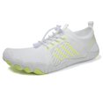 thumbnail image 3 of Zapatos Agua Descalzo Playa Secado Rápido Antideslizante para Hombre Mujer (43) Blanco, 3 of 8