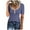 Blue, variant on Scyoekwg Womens Short Sleeve Tops Trendy Ladies Blouses Dressy Casual Womens Going Out Outfits Womens Summer Fashion Short Sleeve Tops Comfy Clothes Loose