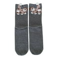 thumbnail image 2 of Njagoc3 1PCS·Women's Multi-Color Versatile Crew Sock Set - Breathable Comfortable Everyday & Casual Wear, 2 of 3