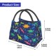 thumbnail image 2 of Fotbe Dinosaurs Bolsa Térmica Portátil con Estampado, Bolsa de Entrega de Alimentos Aislada, Bolsa Reutilizable de Gran Capacidad para Comidas y Supermercado, 2 of 6