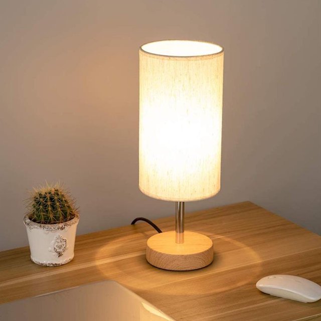 Lámpara de mesita de noche Lámpara de decoración de escritorio regulable de 3 vías Luz de noche para oficina en casa Ndcxsfigh Para estrenar